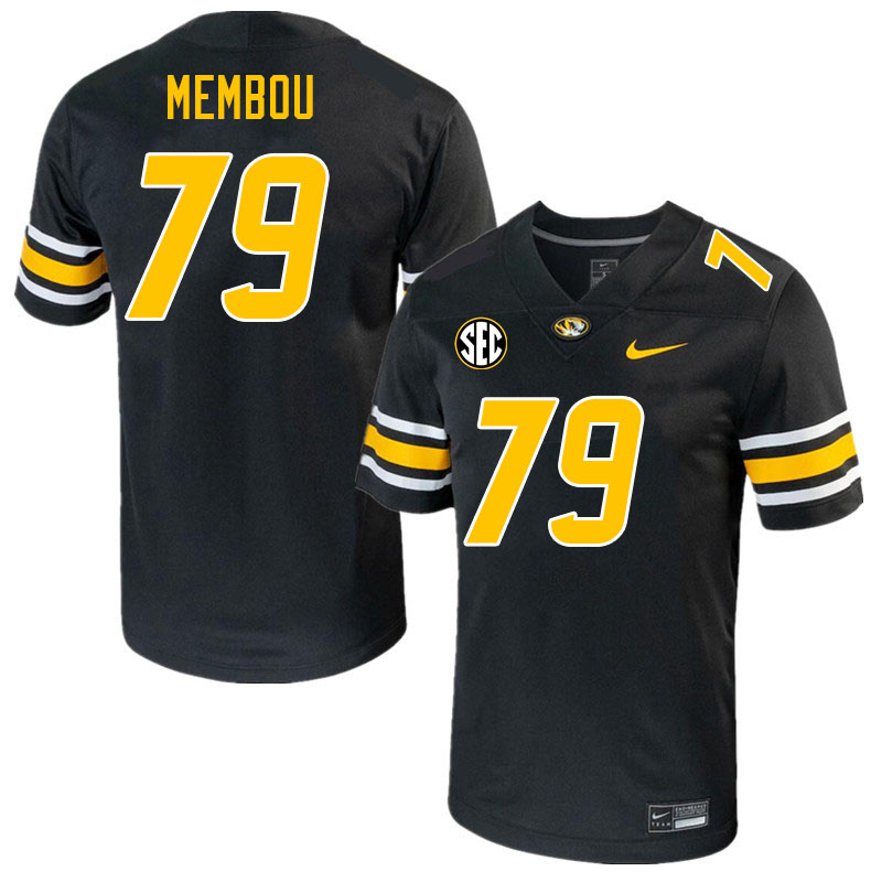 Men-Youth #79 Armand Membou Missouri Tigers College 2023 Football Stitched Jerseys Sale-Black